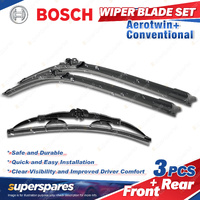 1 x Bosch Aerotwin Retrofit Wiper Blade Set for Jeep Compass MK PK 2006-2017