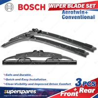 1 x Bosch Aerotwin Retrofit Wiper Blade Set for Hyundai Terracan HP 1/01-7/08