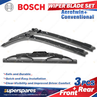1 x Bosch Aerotwin Retrofit Wiper Blade Set for Holden Captiva CG II 2006 - 2020