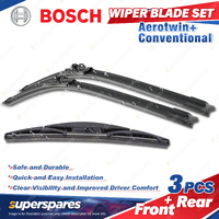 1 x Bosch Aerotwin Retrofit Wiper Blade Set for Honda CR-V RE 10/2006-11/2012