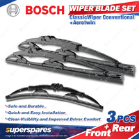 1 x Bosch Wiper Blade Set for Toyota Landcruiser BJ70 BJ71 BJ73 LJ70 RJ70