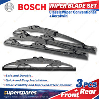 1 x Bosch Wiper Blade Set for Daihatsu Mira L200 1/1990-12/1995 450/400mm