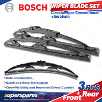 1 x Bosch Wiper Blade Set for Nissan Patrol GU 160 11/1979-8/1988 450mm