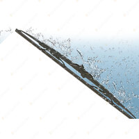 1 pc of Bosch Rear Wiper Blade for Nissan 300 ZX Z32 1/1990-8/1996