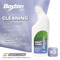 3 x Boston Toilet Cleaner 500ML Powerful Toilet Cleaner Powerful Toilet Cleaner