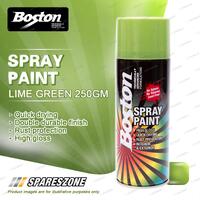 1 x Boston Lime Green Spray Paint Can 250 Gram Quick Drying Rust Protection