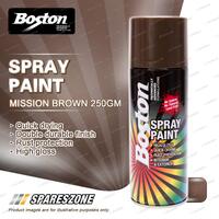 1 x Boston Mission Brown Spray Paint Can 250 Gram Quick Drying Rust Protection