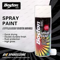 1 x Boston Appliance White Spray Paint Can 250 Gram Rust Protection