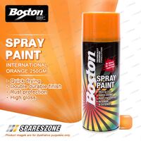 1 x Boston International Orange Spray Paint Can 250 Gram Rust Protection