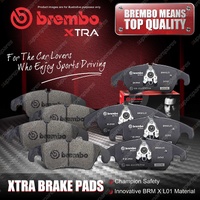 8Pcs Brembo F+R Xtra Disc Brake Pads for Volkswagen Passat B8 C42 Touran L 0R1