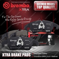 4pcs Rear Brembo Xtra Brake Pads for Volkswagen Tharu B21 Magotan Atlas CA1