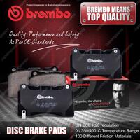 4pcs Rear Brembo Disc Brake Pads for Chery Tiggo 2010-On Premium Quality