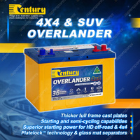 Century Overlander 4X4 Battery for Tata Safari 2.0 Telcoline 1.9 2.0 Xenon 2.2