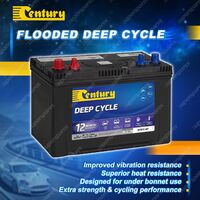 Century Deep Cycle Flooded Battery - STD/WN 302mm x 172mm x 225mm