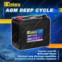 Century Deep Cycle AGM Battery -M8 Insert 140Ah Portable 4WD Sealed Marine Solar