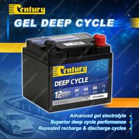 Century Deep Cycle GEL Battery - M6 Insert 12V 37Ah Solar Camping Marine