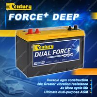 Century Deep Force+ Battery - 12 Volt Multi Terminal - D Polarity 90Ah