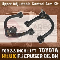 Upper Adjustable Camber Control Arm Kit for Lift Up 3" for FJ Cruiser 06-on