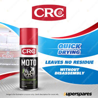 CRC Moto Brake & Chain Cleaner 400ml/300g - Removes Grease & Reduce Downtime