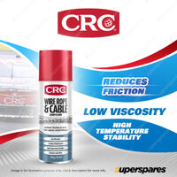 CRC Wire Rope & Cable Lubricant 285g/467ml - Low Viscosity Contains Molybdenum