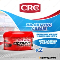 2 x CRC Heavy Duty RE-PO Extra Cut Cream Polish 250g - Premium Carnauba Wax