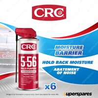 6 x CRC 5-56 Multi Purpose Permastraw 270g - Seal Dampproof Start Wet Engine