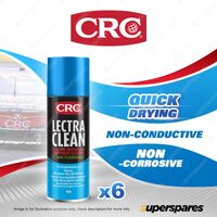 6 x CRC Lectra Clean 400g - Electric Motor & Equipment Cleaner Degreaser