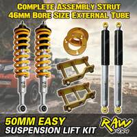3"75mm Easy Lift Kit Raw4x4 Complete Strut Shackle Spacer for Mazda BT-50 11-20