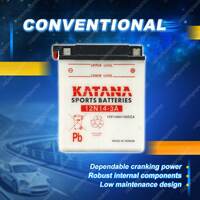 Katana Sports Battery - 12 Volts 125CCA 14Ah for Noma Various Models