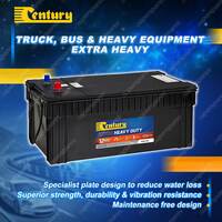 Century Extra Heavy Duty Battery - 12V 1450CCA 460RC 220Ah Warranty 12M