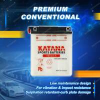 Katana Sports Battery - 12V 150CCA 12Ah Premium Conventional for Rover Colt
