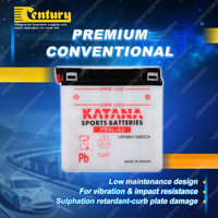 Katana Sports Battery - 12V 100CCA 9Ah for Cagiva Cuccido 125cc Motorcycle