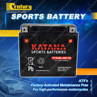 Katana Sports Battery - 270CCA 18Ah for Buell M2 S3 S3T X1 1200cc Motorcycle