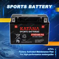 Katana Sports Battery - 12V 135CCA 8Ah for ATK Electric Start Motorcycle