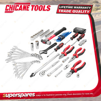 95 Pcs of Chicane 3/8" Tool Set - Include Screwdriver Spanner Wrench Socket