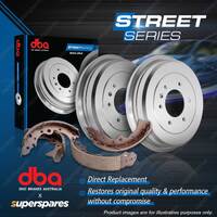 DBA Rear Brake Drums Shoes for Nissan Patrol GU Y61 3.0L 295mm 2Door Cab Chassis