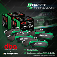 DBA F + R Performance Brake Pads for Holden Calais Commodore ZB Disc 300mm 288mm
