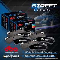DBA F + R Street Brake Pads for Volvo S60 134 S80 124 V60 155 225 XC70 136