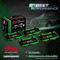DBA Front Street Perf Brake Pads for Toyota Hilux GUN 112 120 122 123 135 136 N1