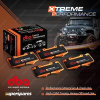 DBA Rear Xtreme Performance Disc Brake Pads for Volkswagen Amarok 2H 2E4 Chassis
