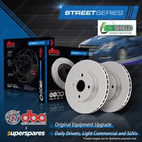 DBA Rear Street Series EnShield Disc Brake Rotors for Toyota GR Supra GTS 345mm