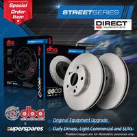 DBA Front Disc Brake Rotors for Mazda MX-5 Miata NA NB 1.8 Inc Titanium SP Turbo