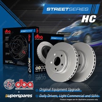 DBA Rear Street HC Disc Brake Rotors for Mercedes Benz C Class Series A C S W205