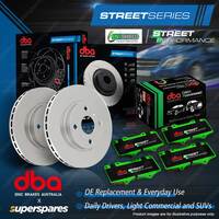 DBA Rear Street Disc Brake Rotors + Pads for GWM Ute Cannon Tank 300 2.0L 20-On