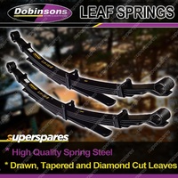 Rear Dobinsons 35mm Lift Leaf Springs 200Kg Load for Holden Rodeo KB TFS-55