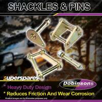 Rear Dobinsons Greasable Shackle + Pin Kit for Isuzu D-Max 2nd Gen TFS85 12-20