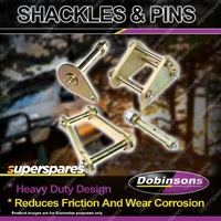 Front Dobinsons Leaf Spring Shackle + Pin for Ford Maverick Y60 1988-1994