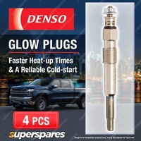 4 x Denso Glow Plugs for Honda Accord V CE CF VI CH CL VII CK CG CH CF8 Civic VI