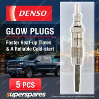 5 x Denso Glow Plugs for Mercedes E 290 T S210 Sprinter 3-T 903 Sprinter 4-t 904