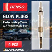 4 x Denso Glow Plugs for Holden Astra AH 1.9 CDTI Z 19 DT 1910cc 4Cyl 2006-2010